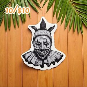 Twisty the Clown Sticker – AHS American Horror Story – Approx. 2 3/4”